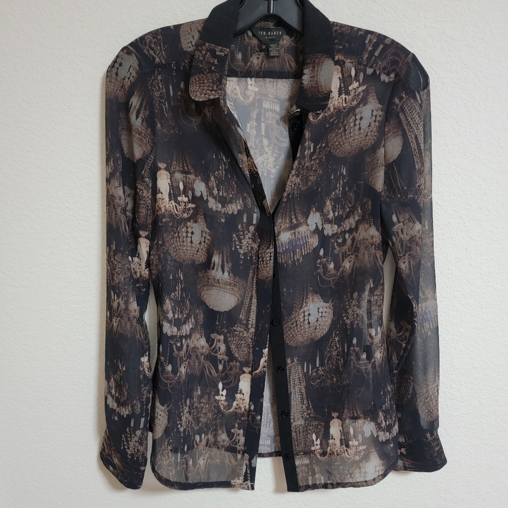Ted Baker Chandelier Print Blouse